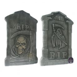 Brite Star 21 In. Spooky Tombstone Sculptures (Set Of 2) Halloween Yard Decor