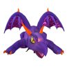 Halloween Inflatables Gemmy 4.27 Ft. Fuzzy Purple Dragon Animated Halloween Inflatable