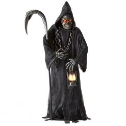 Halloween Yard Decor Home Accents Holiday 6 Ft. Animated LED Reaper With Lantern