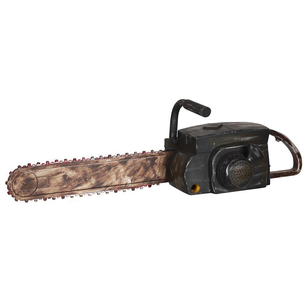 Halloween Props Home Accents Holiday 29 In. Animated Faux Chainsaw 3 Halloween Props Home Accents Holiday 29 In. Animated Faux Chainsaw