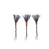 Halloween Lights Home Accents Holiday 36-Light Black Grapevine Broom Path Lights (Set Of 3)
