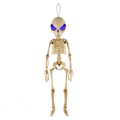 Home Accents Holiday 3 Ft. LED Hanging Alien Skeleton Halloween Props
