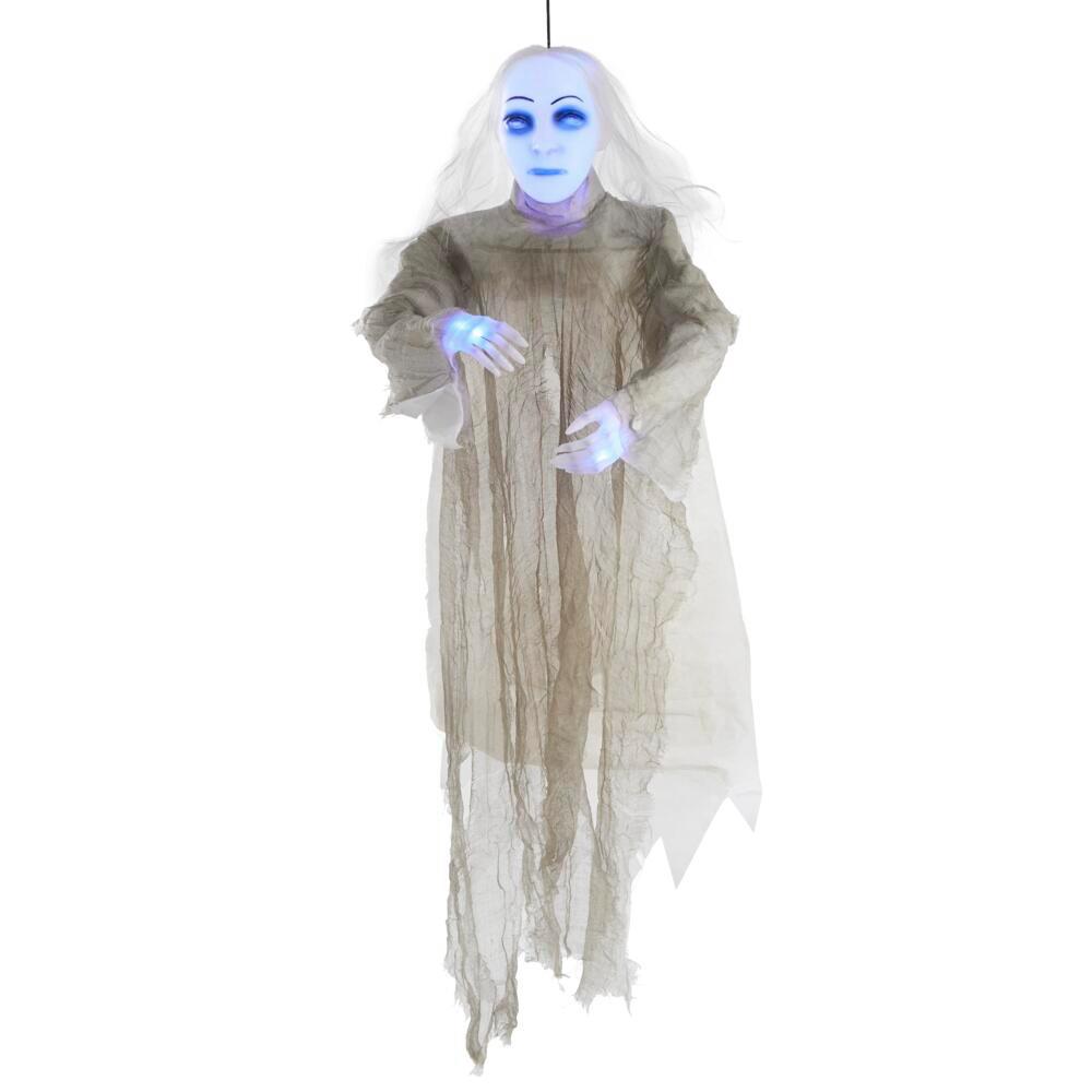 Halloween Props Home Accents Holiday 4 Ft. LED Hanging Ghost Girl 3 Halloween Props Home Accents Holiday 4 Ft. LED Hanging Ghost Girl