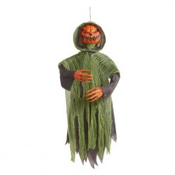 Home Accents Holiday 4 Ft. LED Hanging Jack-O-Lantern Halloween Props