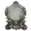 Home Accents Holiday 7.5 In LED Skeleton Fortune Teller Crystal Ball