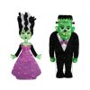 Home Accents Holiday 3 Ft. Spookytown Monster And Bride Halloween Yard Decor 1 Home Accents Holiday 3 Ft. Spookytown Monster And Bride Halloween Yard Decor