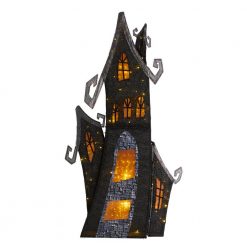 Home Accents Holiday 6.5 Ft. LED Warm White Haunted House Halloween Yard Decor