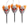Home Accents Holiday Animated LED Clown Pathway Halloween Markers (3-Pack)