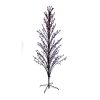 LB International 4 Ft. Purple LED Lighted Halloween Cascade Twig Tree Outdoor Decoration