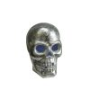 Northlight 14 In. LED Silver Metallic Day Of The Dead Skull Halloween Props 1 Northlight 14 In. LED Silver Metallic Day Of The Dead Skull Halloween Props