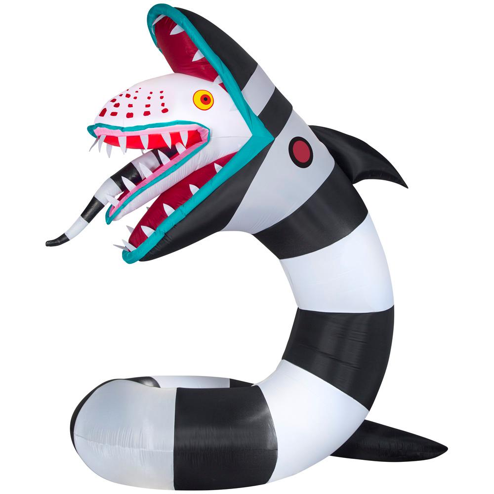Warner 9.5 Ft. Pre-Lit Beetlejuice Sandworm Animated Airblown Inflatable Halloween Inflatables 3 Warner 9.5 Ft. Pre-Lit Beetlejuice Sandworm Animated Airblown Inflatable Halloween Inflatables