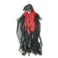 Worth Imports 71".Hanging Pirate With Red Light Shining And Voice Halloween Props